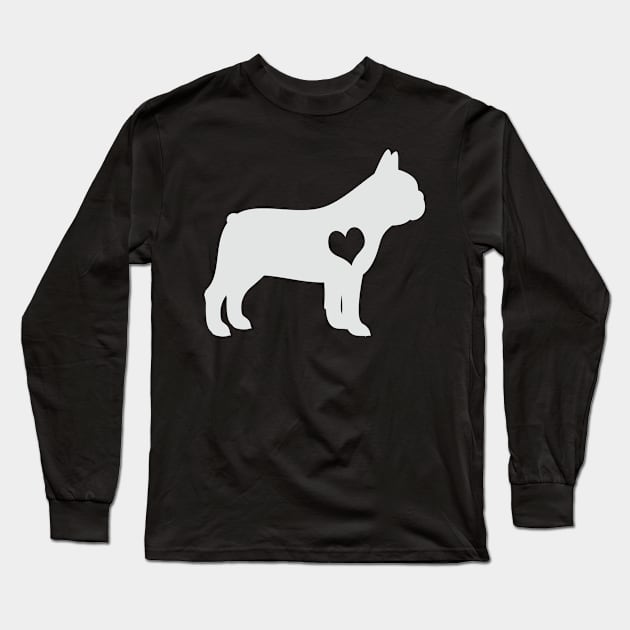Adore French Bulldogs Long Sleeve T-Shirt by Psitta